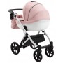 Коляска 2 в 1 Bair Next White Soft 72 светло-розовый