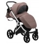 Коляска 2 в 1 Bair Next White Soft 52 капучино
