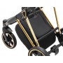 Коляска 2 в 1 Adamex Belissa Special Edidion (Gold) PS-608 графит - графит кожа (перфорация)