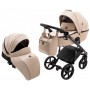 Коляска 2 в 1 Bair Marcel кожа 100%  капучино