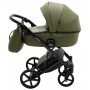 Коляска 2 в 1 Bair Marcel кожа 100%  хаки