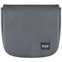 Коляска 2 в 1 Bair Polo (Black) шкіра 100% 33 графіт (перламутр)