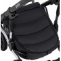 Коляска 2 в 1 Bair Polo (Silver) кожа 100% 33S графитовый (перламутр)