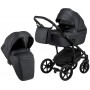 Коляска 2 в 1 Bair Polo (Black) шкіра 100% 32 чорний