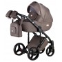 Коляска 2 в 1 Adamex Luciano jeans Q6 капучино