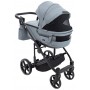 Коляска 2 в 1 Adamex Ziko Tip TK-60 тёмно-серый