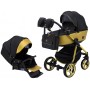 Коляска 2 в 1 Adamex Barcelona Polar (Gold) BR619