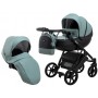 Коляска 2 в 1 Bair Next кожа 100% 21 нефрит
