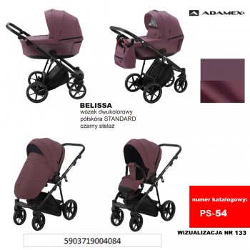 Коляска 2 в 1 Adamex Belissa LUX PS-54