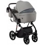 Коляска 2 в 1 Bair Infinity кожа 100% BI-2232-AMO grey (серый)