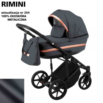 Коляска 2 в 1 Adamex Rimini ECO шкіра 100% RI-254