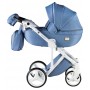 Коляска 2 в 1 Adamex Luciano jeans Q4 блакитний