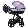 Коляска 2 в 1 Bair Play Plus BPL-135 світло-бузковий (перламутр) - чорний
