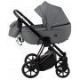 Коляска 2 в 1 Bair Infinity шкіра 100% BI-2233-AMO graphite (графіт)