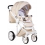 Коляска 2 в 1 Adamex Luciano шкіра 100% 67S бежевий