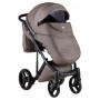 Коляска 2 в 1 Adamex Luciano jeans Q6 капучино