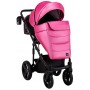 Коляска 2 в 1 Bair Play Plus BPL-104 малиновий (перламутр) - чорний