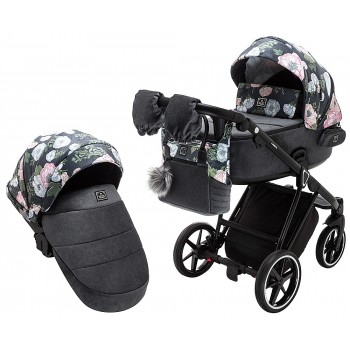 Коляска 2 в 1 Adamex Porto Flowers-14