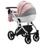 Коляска 2 в 1 Bair Next White Soft 56 светло-розовый