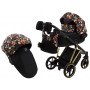 Коляска 2 в 1 Adamex Porto Special Edition (Gold) Flowers-1