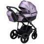 Коляска 2 в 1 Bair Play Plus BPL-135 світло-бузковий (перламутр) - чорний