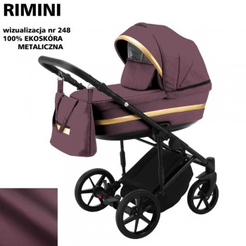 Коляска 2 в 1 Adamex Rimini ECO шкіра 100% RI-248