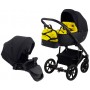 Коляска 2 в 1 Bair Future FF-03 чорний-жовтий