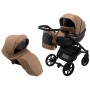 Коляска 2 в 1 Bair Next кожа 100% 38 карамель