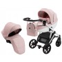 Коляска 2 в 1 Bair Next White Soft 72 светло-розовый