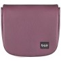 Коляска 2 в 1 Bair Polo (Silver) шкіра 100% 34S фіолетовий (перламутр)