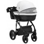 Коляска 2 в 1 Bair Play BP-51/69 белый-черный