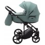 Коляска 2 в 1 Adamex Porto Light ECO кожа 100% SA-20 нефрит