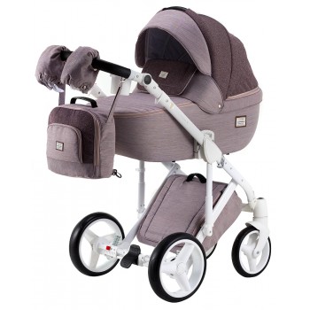 Коляска 2 в 1 Adamex Luciano jeans Y44