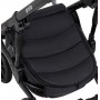 Коляска 2 в 1 Bair Polo (Black) шкіра 100% 33 графіт (перламутр)