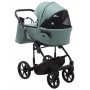 Коляска 2 в 1 Adamex Porto Light ECO кожа 100% SA-20 нефрит