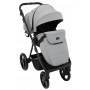 Коляска 2 в 1 Adamex Blanc Eco SA-3 светло-серый