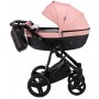 Коляска 2 в 1 Bair Play BP-44/69 рожевий пудра-чорний