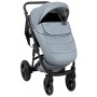 Коляска 2 в 1 Bair Mirello Plus шкіра 100% MP-32 сірий перламутр - чорний