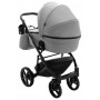 Коляска 2 в 1 Bair Marcel кожа 100%  серый