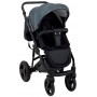 Коляска 2 в 1 Bair Mirello Plus шкіра 100% MP-33 графіт перламутр - чорний