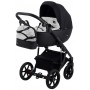 Коляска 2 в 1 Bair Future FF-06 чорний - світло-сірий