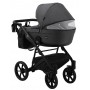 Коляска 2 в 1 Bair Kiwi Soft BKS-219 графит - графит (кожа)