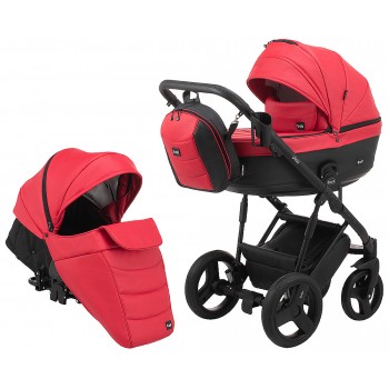 Коляска 2 в 1 Bair Play BP-60/69 червоний-чорний