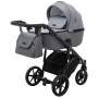 Коляска 2 в 1 Adamex Nola PS-113 графіт