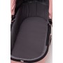 Коляска 2 в 1 Bair Infinity кожа 100% BI-2202-AMO pink powder (розовый пудра)