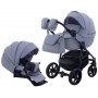 Коляска 2 в 1 Adamex Hybryd Plus кожа 100% BR333 лавандовый