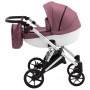 Коляска 2 в 1 Bair Next White Soft 70 темно-сиреневый