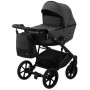 Коляска 2 в 1 Bair Kiwi Soft BKS-219 графит - графит (кожа)
