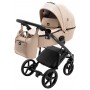 Коляска 2 в 1 Bair Marcel кожа 100%  капучино
