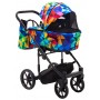 Коляска 2 в 1 Adamex Porto Light Lux Y-123 разноцветный калейдоскоп